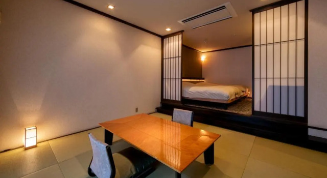 Номер Standard с видом на горы Yufuin Onsen Toshoan