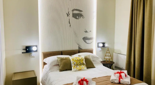 Двухместный номер Deluxe с балконом Agorà B&B Urban Relais