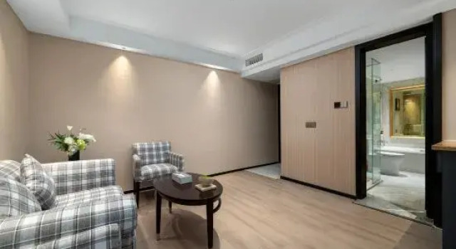 Люкс c 1 комнатой с видом на закат Presidential Mansion (Guangzhou Gangding Subway Station Taikoo Hui)