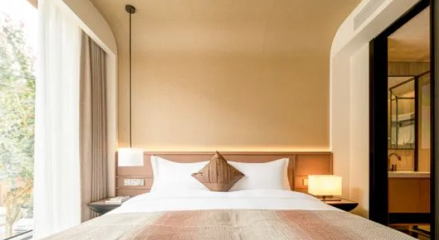 Кровать в общем номере Huizhou Longmen Banshan Meidi Homestay