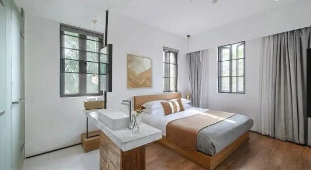 Люкс Luxury Shimo Youzou Riyue Yingyin Scenic Apartment (Gulangyu Sanqiutian Pier)