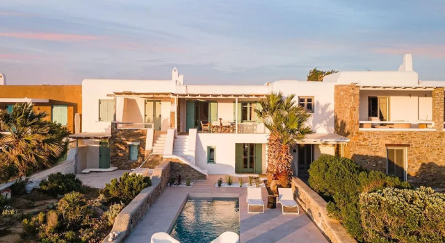 Villa Hola Mykonos, Забронировать Вилла Виллы Калафатис, рядом с Пляж Агия Анна Калафатис, Вилла