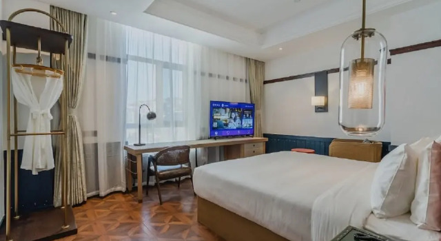 Двухместный номер Standard Manxin Hotel Qingdao Zhanqiao