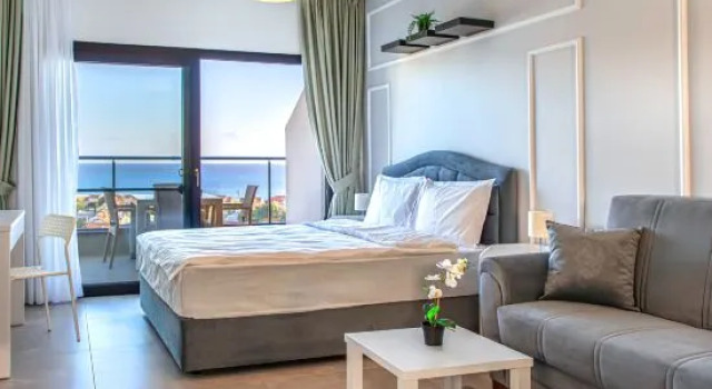 Студия Deluxe Апартаменты Caesar Blue Seaside Luxury