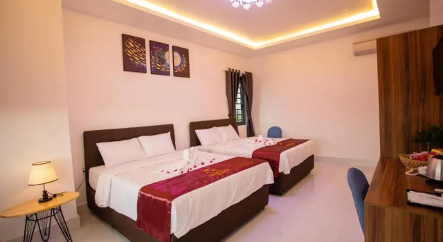 Номер Deluxe Apple Hotel