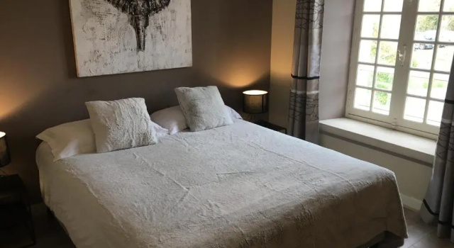 Номер Superior Logis Hôtel Le Moulin de Chalons