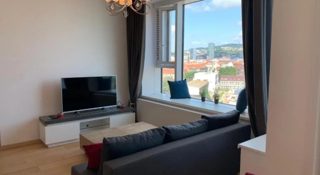Апартаменты Apartments09 in new building with free parking Panorama city - amazing view close to Old town