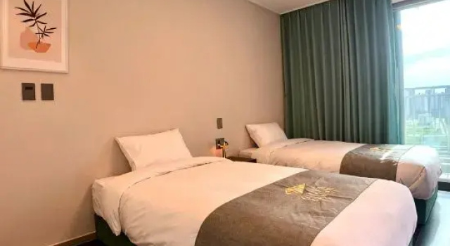 Двухместный семейный номер Standard Golden Planet Hotel-Pyeongtaek Godeck