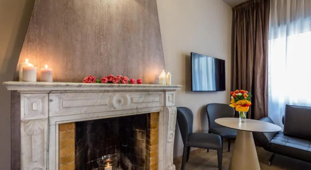 Двухместный номер Deluxe с балконом Florence Old Bridge B&B
