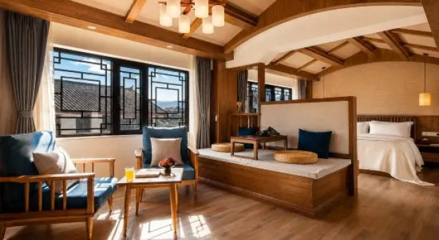 Семейный люкс Grand Joli Demeure · Du Bo Lin | Er·Schr Schrödinger Art Hotel (Big Waterwheel Branch)