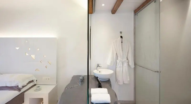 Двухместный номер Standard с балконом и с частичным видом на море Vrahos Boutique Hotel