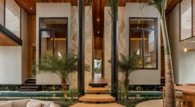 Villa Levante by House of Winds - Tropical Oasis near Canggu, Rezervovat Vila Chaty v Bali, Chalupa