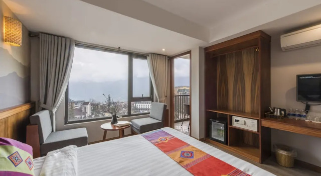 Номер Standard с балконом и с панорамным видом Sapa Panorama Hotel