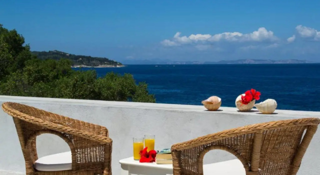 Люкс Deluxe с видом на море Paxos Sunrise Villas