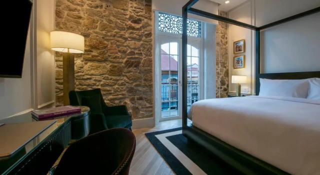 Standaard Tweepersoonskamer uitgang op de binnenplaats Hotel La Compañía Casco Antiguo