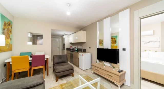 Central Flat With Shared Pool Near Antalya Airport, Забронировать Отель Анталья провинция Анталья