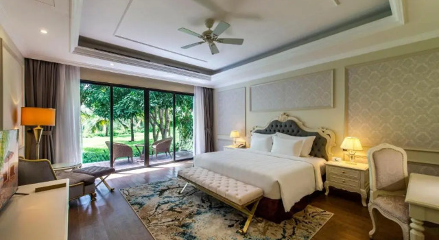 Вилла с 2 комнатами с видом на озеро Vinpearl Discovery Golflink Nha Trang
