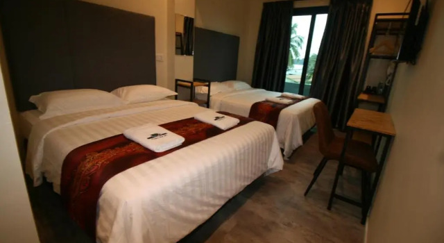 Семейный номер Standard с видом на море Pangkor Pop Ash Hotel