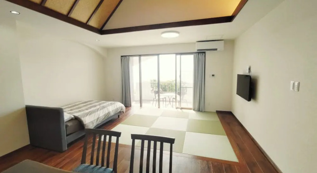 Семейные апартаменты Kariyushi Condominium Resort Sea Side House