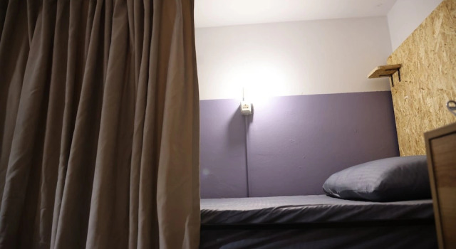 Łóżko w pokoju wieloosobowym Shkodra Hostel
