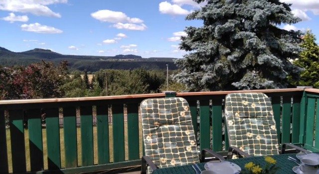 Апартаменты с 2 комнатами Landhaus Rundblick im Elbsandsteingebirge bei Bad Schandau