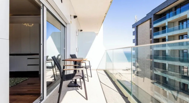 Студия с балконом Apartamente Promenada