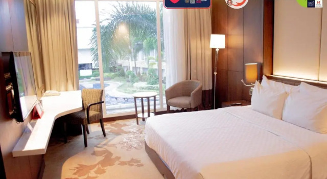 Двухместный номер Standard с видом на бассейн Swiss-Belhotel Borneo Banjarmasin