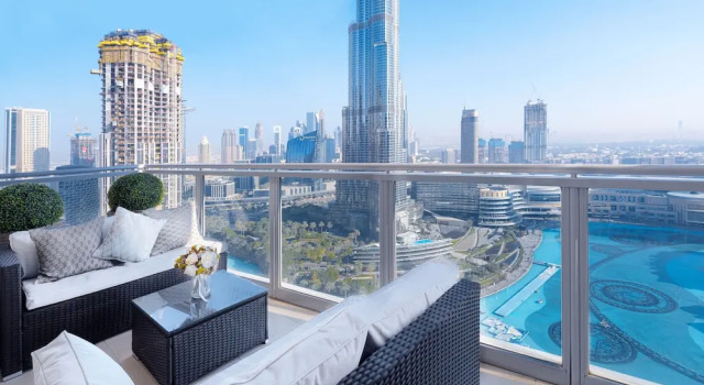 Номер Standard Elite Royal Apartment - Burj Khalifa & Fountain view - Palace