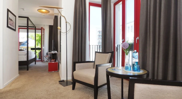 Двухместный номер Standard Strandhotel Heringsdorf mit Soleaußenpool 30 Grad