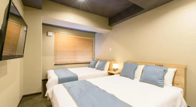 Четырёхместный номер Standard JP INN Kyoto Ekimae Mongakucho