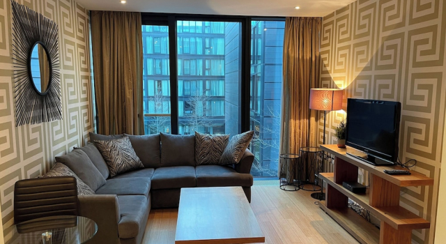 Very Centrally Located Chic one bed Quartermile Apartment, Забронировать Апартаменты/квартира Эдинбург Midlothian, рядом с Национальный музей Шотландии