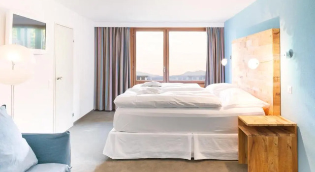 Двухместный номер Deluxe с балконом Wellness Hotel Stoos