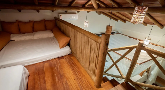 Четырёхместный люкс с балконом Pousada Cajueiro Trancoso