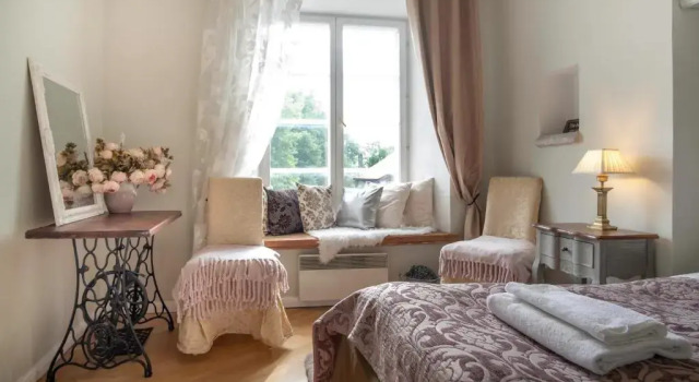Апартаменты Dream Stay - Historical 3-Bedroom Apartment with Sauna & Fireplace