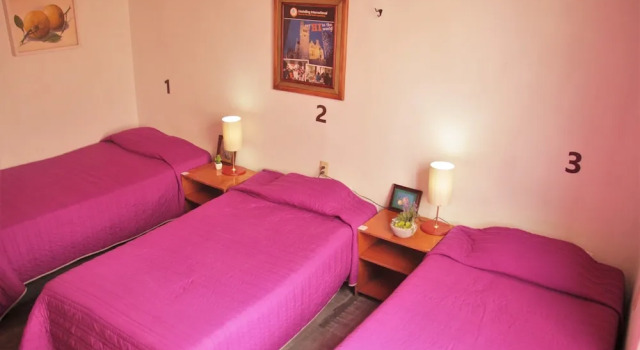 Кровать в общем номере (женский номер) Hotel lit Guadalajara