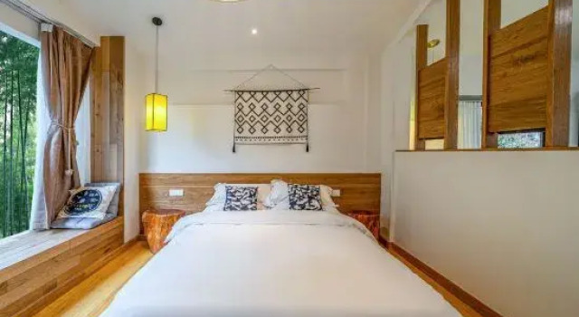 Семейный люкс с видом на горы Little Forest Guesthouse
