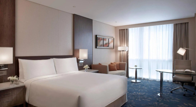 Двухместный номер Deluxe Shanghai Marriott Hotel Pudong East