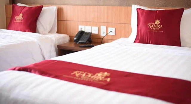 O podwyższonym standardzie pokój z widokiem na miasto Namira Syariah Hotel Surabaya