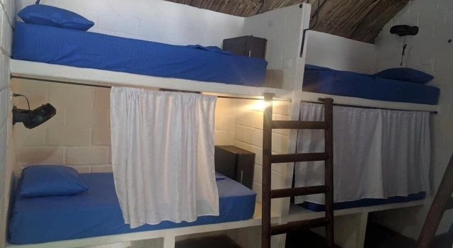 Кровать в общем номере El Zoo Hostel, Bar & Pool