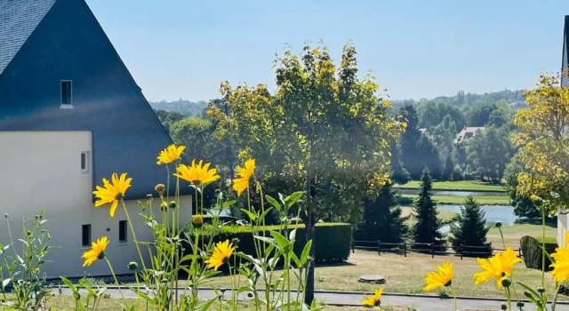 Апартаменты Studio cozy, vue sur le golf Houlgate