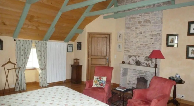 Номер Superior Chambres dHôtes du Hameau Les Brunes