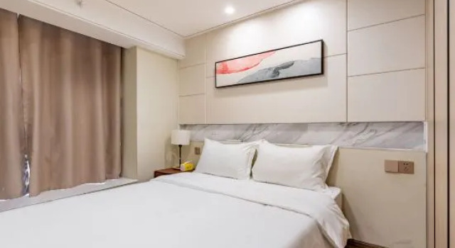 Семейный люкс с 3 комнатами Slow Yue Time Apartment (Shenzhen Shangmeilin Subway Station)