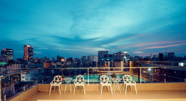 Двухместный номер Deluxe с видом на город Prague Hotel