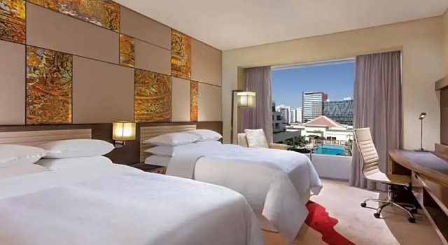 Одноместный номер Standard с видом на бассейн Sheraton Grand Bengaluru Whitefield Hotel & Convention Center