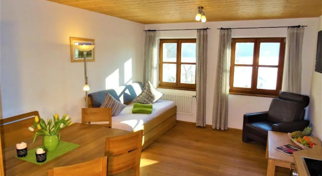 Apartamento com vista para o jardim Gut Grasleiten