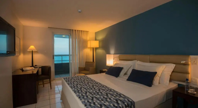Двухместный номер Deluxe с видом на море Hotel Luzeiros Fortaleza