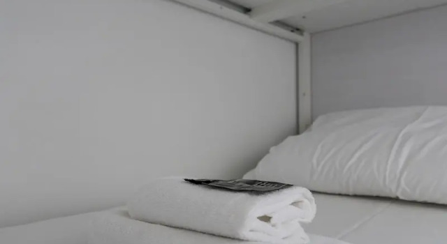 Кровать в общем номере Ganbara Hostel - Self Check In