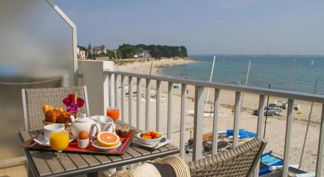 Двухместный номер Standard с видом на море Hotel De la Plage