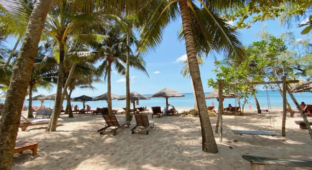 Четырёхместный номер Standard с видом на море Thanh Kieu Beach Resort