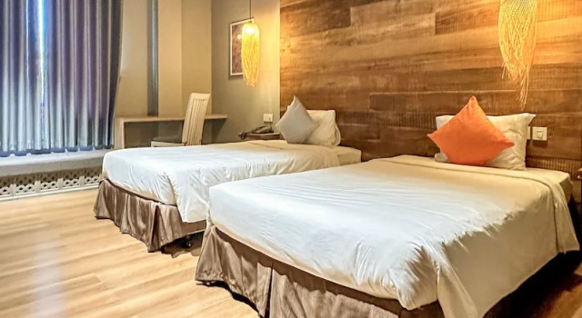 Двухместный номер Deluxe с балконом и с видом на сад Go Da Boutique Hotel and Restaurant
